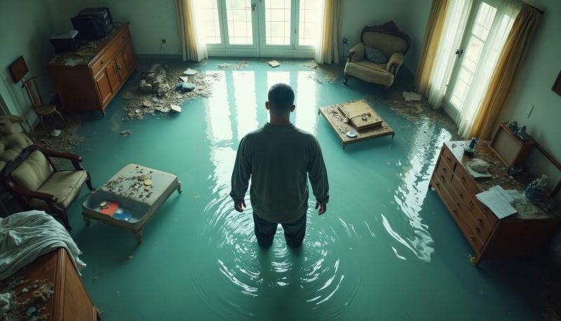 Flood Damage Cleanup detail