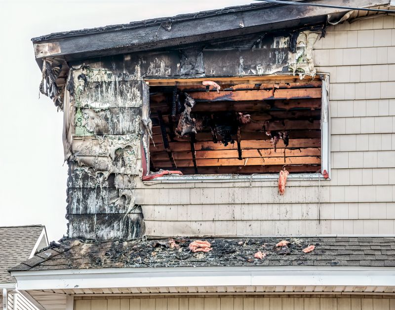 Repaired Siding and Exterior