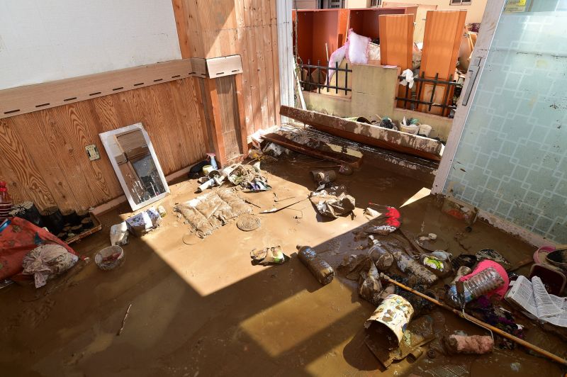 Flooded Room Before Restoration